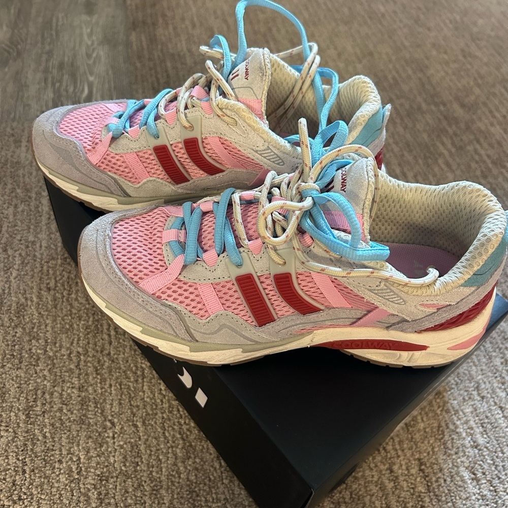 Coolway Pink, Light Blue & Gray Women's Sneakers